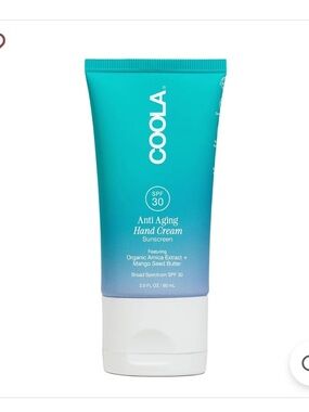 NWOB COOLA Anti-Aging Hand Cream sunscreen 2.0fl oz SPF 30